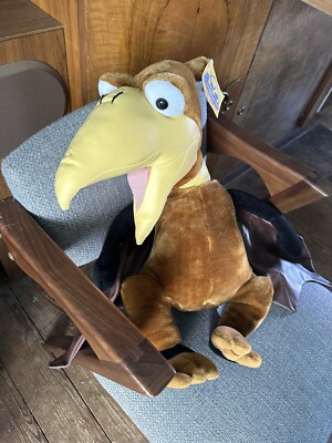 HUGE Vintage Toy Network The Land Before Time Petrie Pterodactyl 22'' Plush
