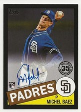 2020 Topps Series 2 MICHEL BAEZ 1985 Topps Auto Autograph BLACK 100/199 Padres
