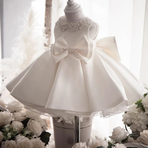 Elegant Baby Girls Dress Toddler Princess Dresses Baby Bridesmaids Wedding Baptism Costumes