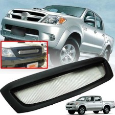Front Grill Grille Black Net For Toyota Hilux Pickup Kun Sr5 Mk6 Vigo 2005-2008