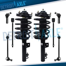 Front Struts Spring Sway Bar Tie Rods for 1996 - 2007 Ford Taurus Mercury Sable