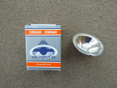 Osram Halogenlampe Halospot 48, G4, 12V, 20W, 10°, 41900 SP, silber