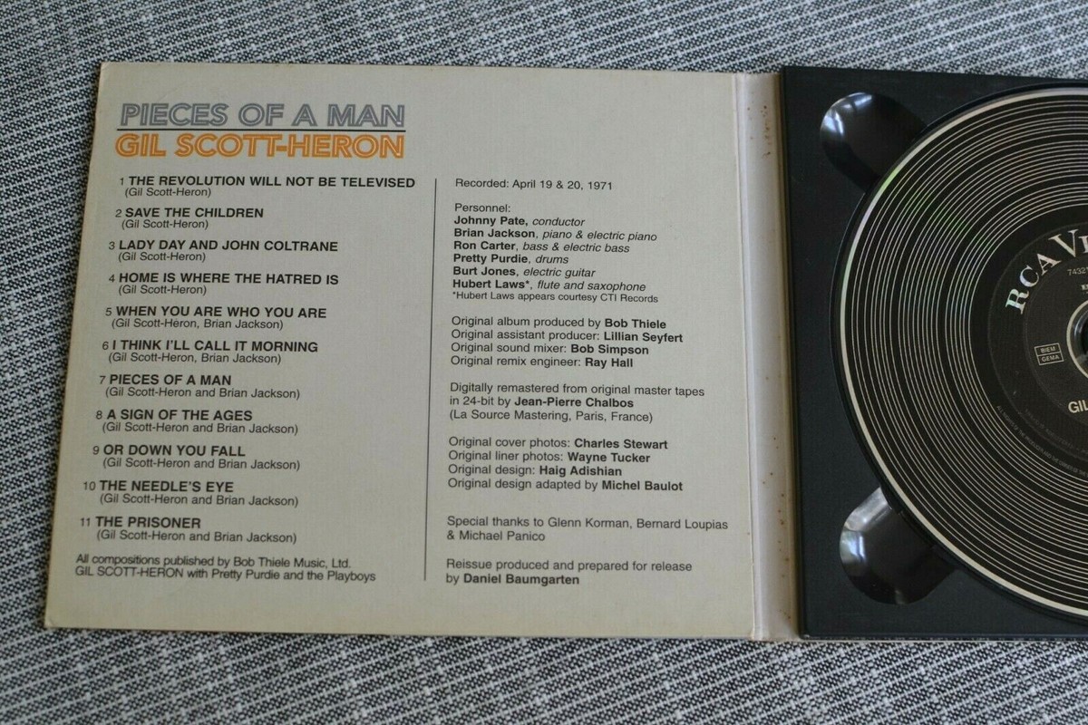 洋楽 [LP] Gil Scott-Heron Pieces of a Man Amazon.com: Pieces Of A Man: CDs & Vinyl