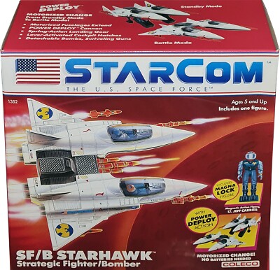 StarCom SF/B Starhawk™ Fighter/Bomber, Vintage 1987, New! MISB! AFA IT ...