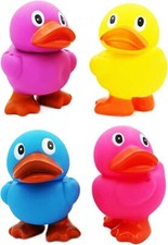 6" Tall Rubber Duck w/ Flippers - You Pick Color - Great for Duck, Duck, J33P