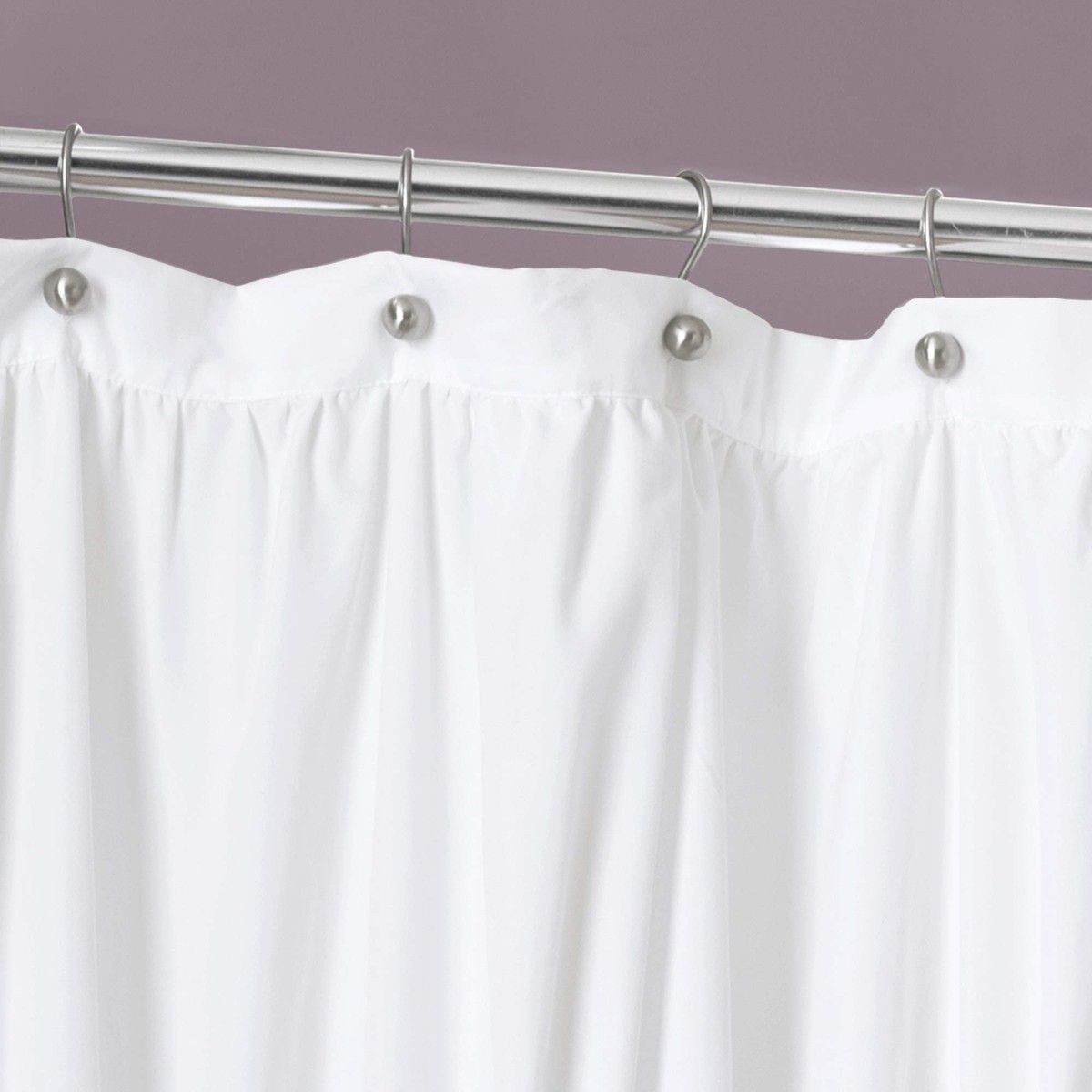 Duschvorhang Mit Rüschen In Rosa – Extra Lang, Wasserfest & Stylisch Fürs Badezimmer