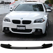Fit 11-16 BMW F10 P Style Front Bunper Lip #475 Black Sapphire