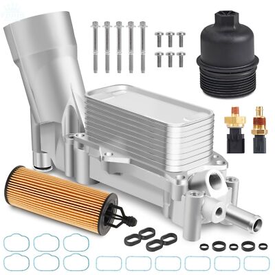 Engine Oil Cooler Filter Housing Assembly For Dodge Chrysler Jeep 2011-2016 3.6L