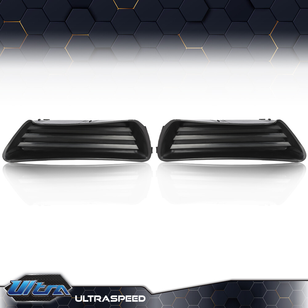 2007-2009 Toyota Camry Left + Right Front Bumper Fog Light Cover Set