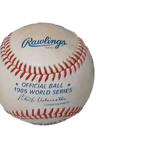 1985 WORLD SERIES SIGNED BASEBALL AUTOGRAPH Vince Coleman St Louis Cardinals  Foto 2 de 2