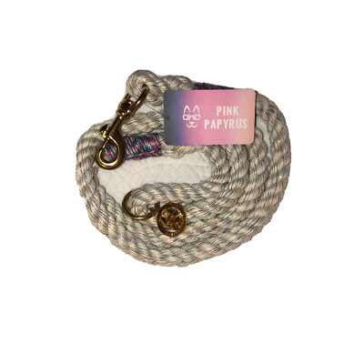 Pink Papyrus 4Ft Long White Sparkly Rope Leash | eBay