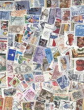 Used Lot of 150 All Different Mixed U.S. Stamps - Off Paper - Nice variety