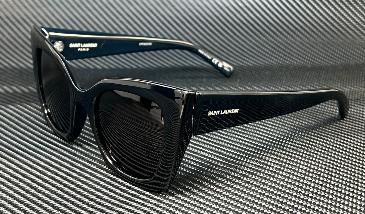 SAINT LAURENT SL 552 001 Black Grey Women