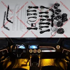 64 Colors Front Rear Air vent LED Ambient Light Set For Mercedes-Benz GLB X247