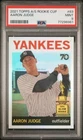 2021 Topps All-Star Rookie Cup #63 Aaron Judge PSA 9 Mint