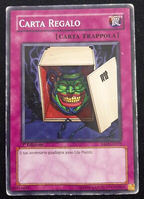 DAS GESCHENK DER GIER / GESCHENKKARTE Misprint (GOOD) TAEV-IT069 YUGIOH