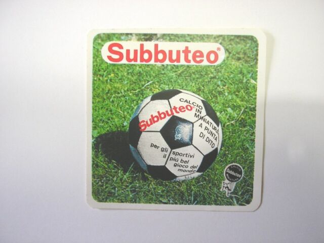 VECCHIO ADESIVO anni '80 / Old Sticker SUBBUTEO (cm 9 x 9) VECCHIO ADESIVO anni '80 / Old Sticker SUBBUTEO (cm 9 x 9)