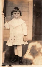 # M2261     YOUNG  CHILD   REAL  PHOTO   POSTCARD,