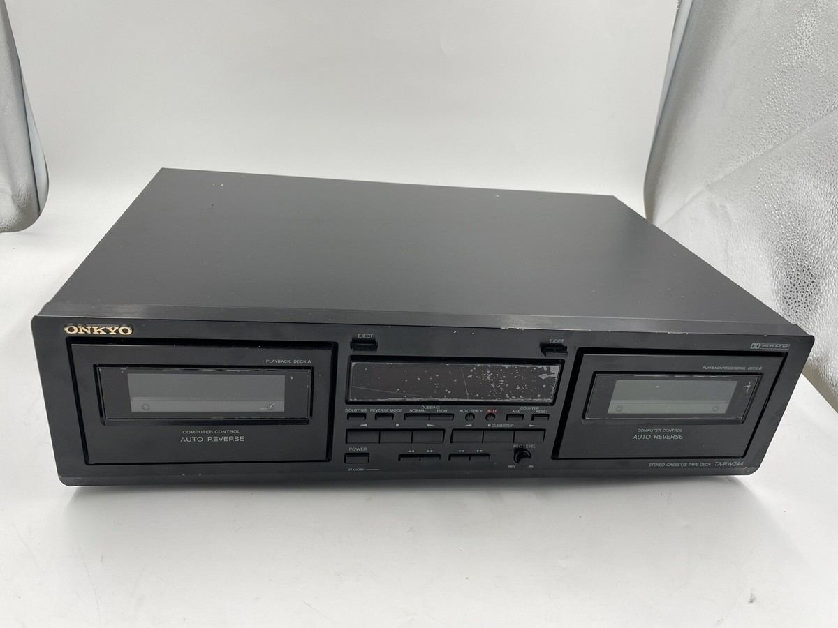 Onkyo TA-RW404 Stereo Cassette Tape Dual Double Deck Audio