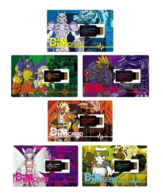 VitalBreath DigitalMonster DimCard Set EX3 Digimon Frontier SPIRIT FLAME & LIGHT