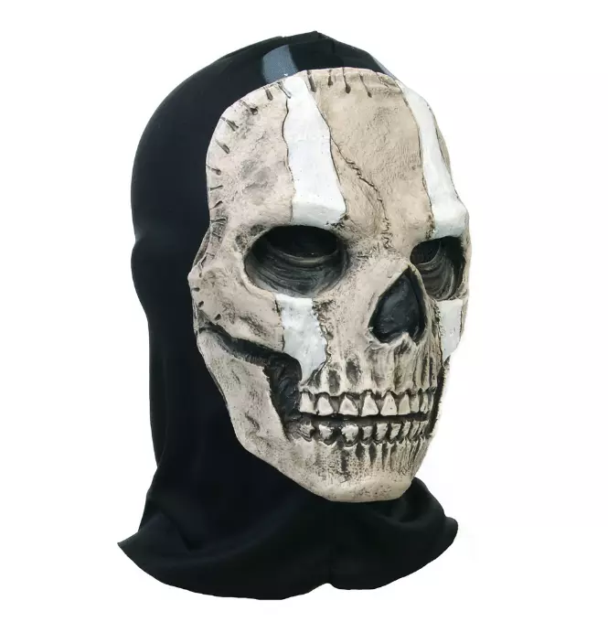 MWII Ghost Mask 2022 COD Cosplay Soft Airsoft Teschio Tattico Maschera  Completa