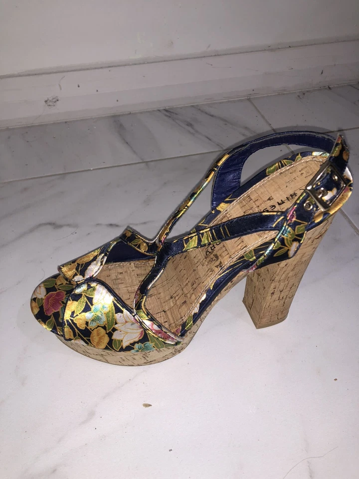 Босоножки на платформе женские Chinese Laundry для вечеринок разноцветные размер 9,5 - Изображение 2 из 4