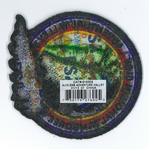2013 USA BOY SCOUTS OF AMERICA - BSA National Jamboree ADVENTURE VALLEY PATCH - Picture 2 of 2