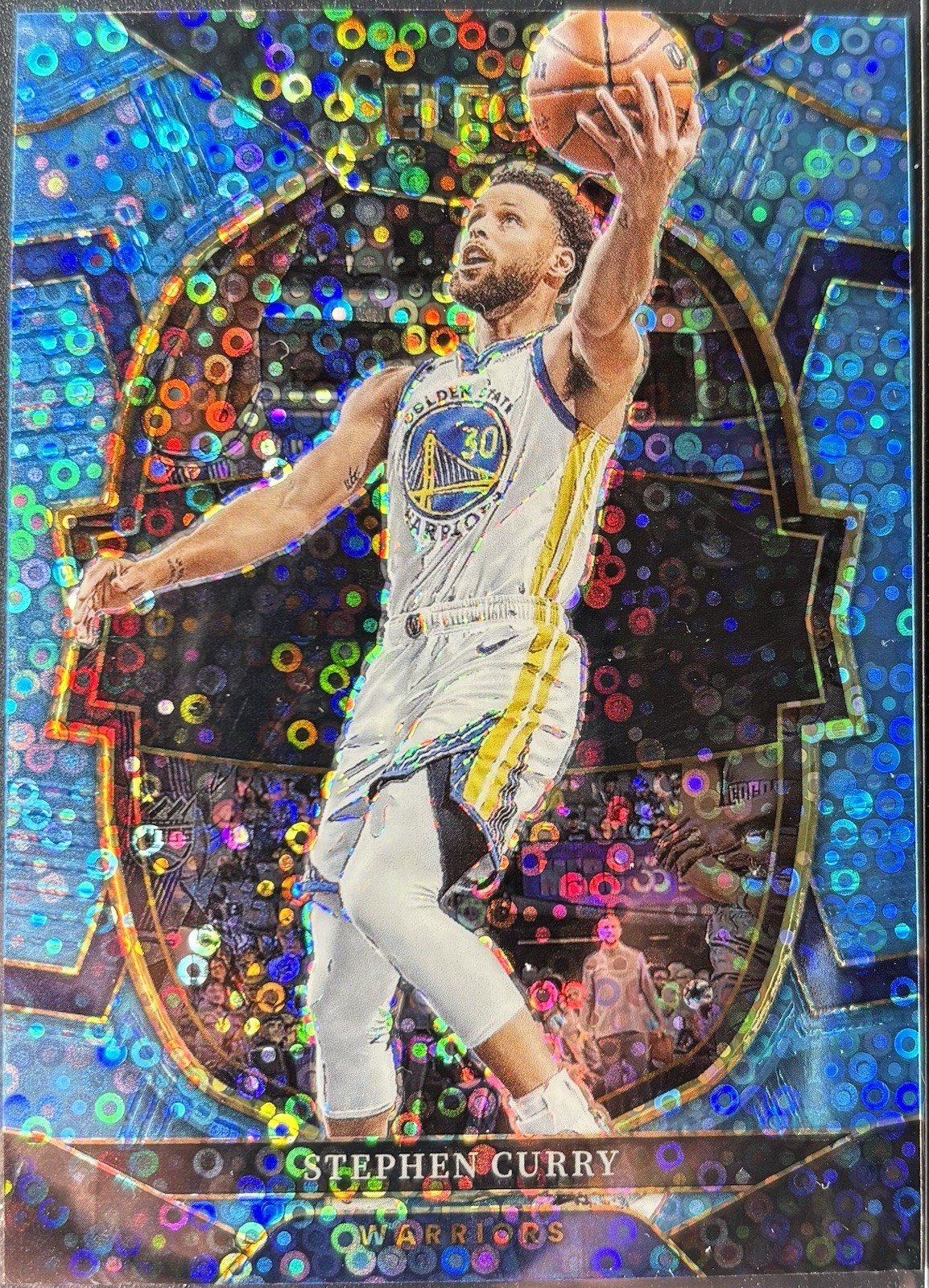 Panini Select 2022-23 Stephen Curry #27 Light Blue Disco Prizm /99 Warriors