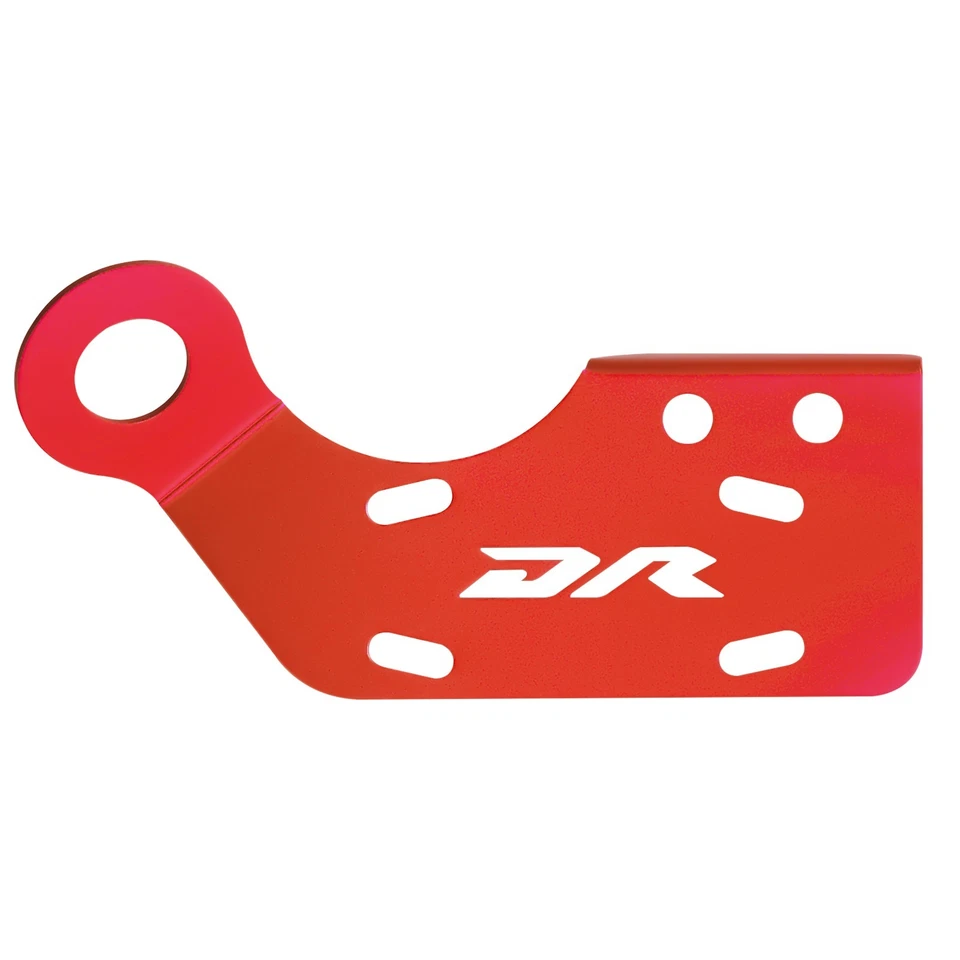 Para SUZUKI DR650S DR650SE FRONTAL Estante Auxiliar Tablero Panel Desnudo ALUMINIO ROJO Foto 4 de 4