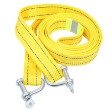  Car Tow Dolly 4-meter Towing Strap Vehicle Tow Rope Pull Strap Heavy Duty