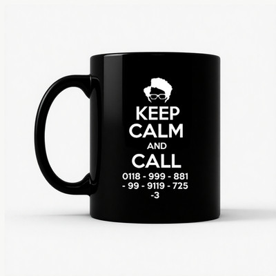 The IT Crowd Mug Keep Calm Call 0118 999 881 99 9119 725 3 Funny Tech Gift 11...