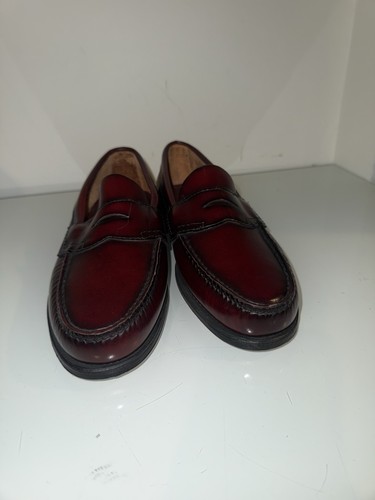 Mocasines GH Bass Weejuns Penny para hombre 8D borgoña - Imagen 2 de 12