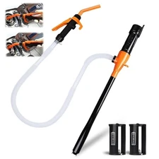 Fuel Transfer Pump Electric Siphon Pump for Gas Diesel Kerosene Water Portable E