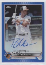 2022 Topps Chrome Veteran Blue Refractor 102/150 Trey Mancini #CVA-TM Auto 0c6