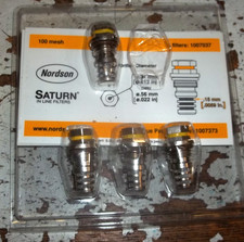 LOT OF 4 NORDSON SATURN FILTERS 1007037 100 MESH 152-2 