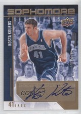 2009-10 Upper Deck Sophomore Sensations 158/199 Kosta Koufos #SS-KK Auto 0q4
