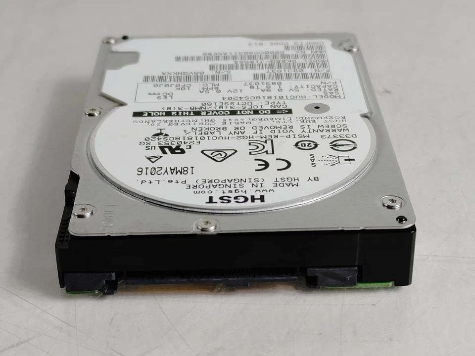 HGST HUC101818CS4204 1.8 TB SAS 2 2.5 in Enterprise Drive - Image 3 of 4