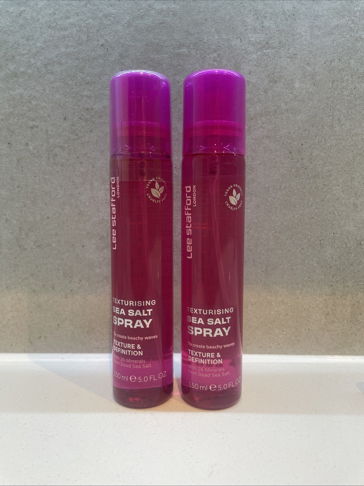 2 x Lee Stafford Texturising Sea Salt Hair Spray 150ml