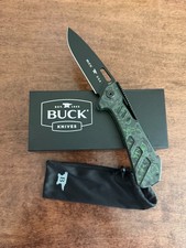 NEW G&G Hawk x Buck Knives Marksman Toxic Green Camo Carbon / Black S35VN