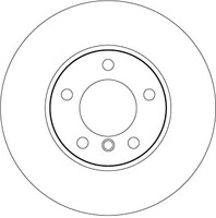 2Er Set Bremsscheiben TRW Automotive DF4459 BMW 34 11 6 764 643 34 11 6 772 669