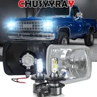 H6054 7x6" led Headlights Hi/Lo for Chevy C1500 C2500 C3500 1990-1999 Truck