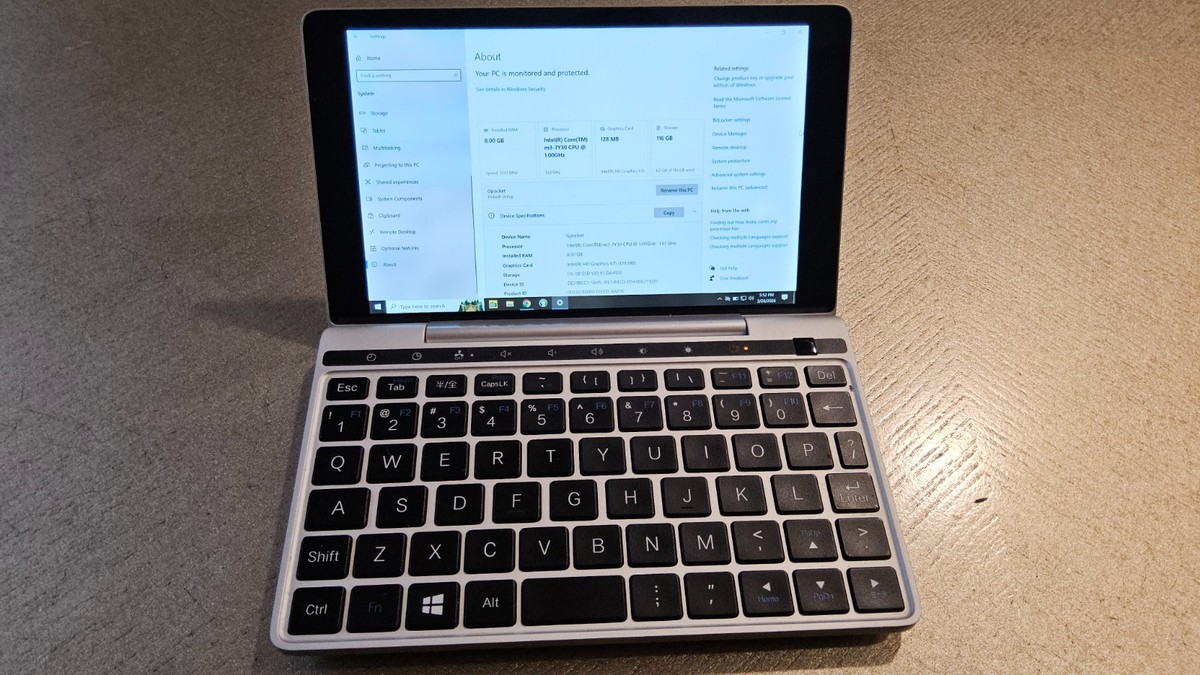 GPD Pocket 2 GPD Pocket2 m3-7Y30 8GB/128GB Windows10 Home Portable