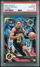 2024 Panini Select Isaiah Collier Cosmic PSA 10