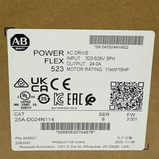 New Allen Bradley 25A-D024N114 PowerFlex 523 11kW (15Hp) AC Drive
