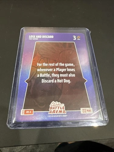 2026 Bo Jackson Battle Arena Griffey Bonus Play Card Foil BPL-8 Lose Discard🔥