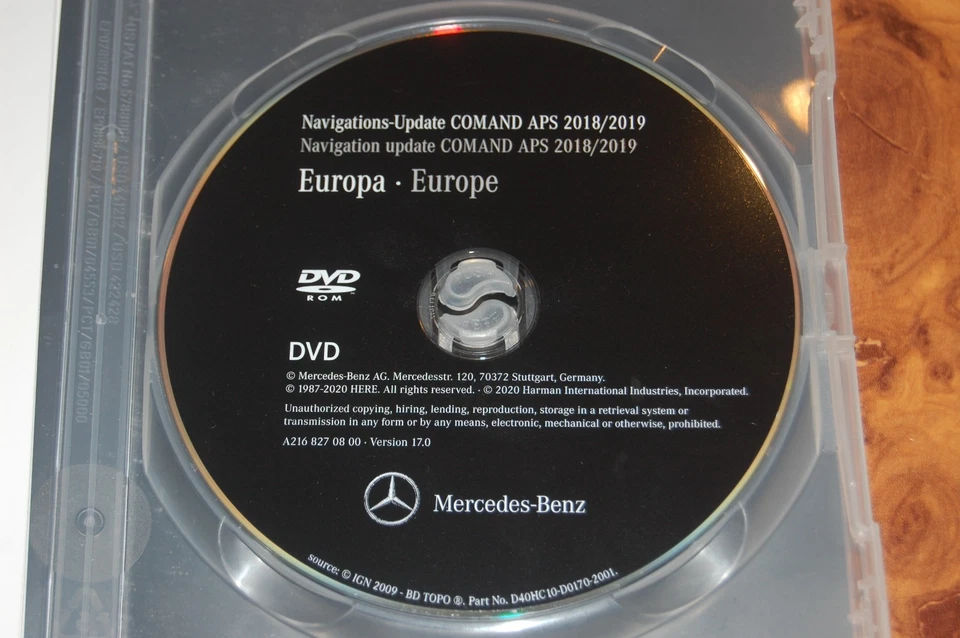 Original Mercedes-Benz Navigations-Update DVD COMAND APS 2018/2019 Final Version - Bild 4 von 4