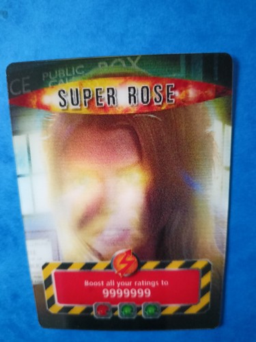 Doctor Who Battles In Time SUPER ROSE 2006 Rare Gold Rose Card Golden Ticket UM - Picture 5 of 12