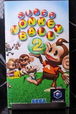 NO GAME- Super Monkey Ball 2 Authentic MANUAL ONLY Nintendo GAMECUBE