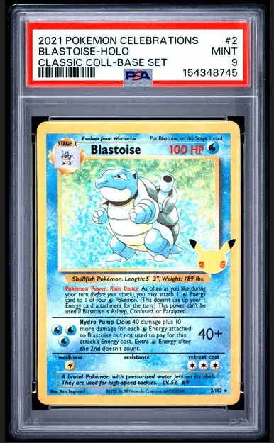 Blastoise 2/102 Celebrations: Classic Collection for sale | eBay