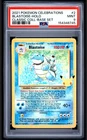 2021 POKEMON CELEBRATIONS CLASSIC COLLECTION #2 BLASTOISE-HOLO PSA 9